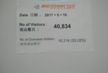 40.834 visitatori per il primo giorno di Chinaplas 2017