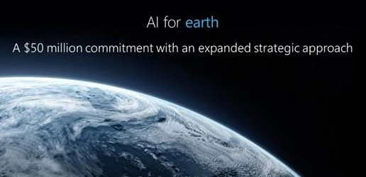 Microsoft ‘amplifica’ il programma di  AI (Artificial Intelligence) for Earth