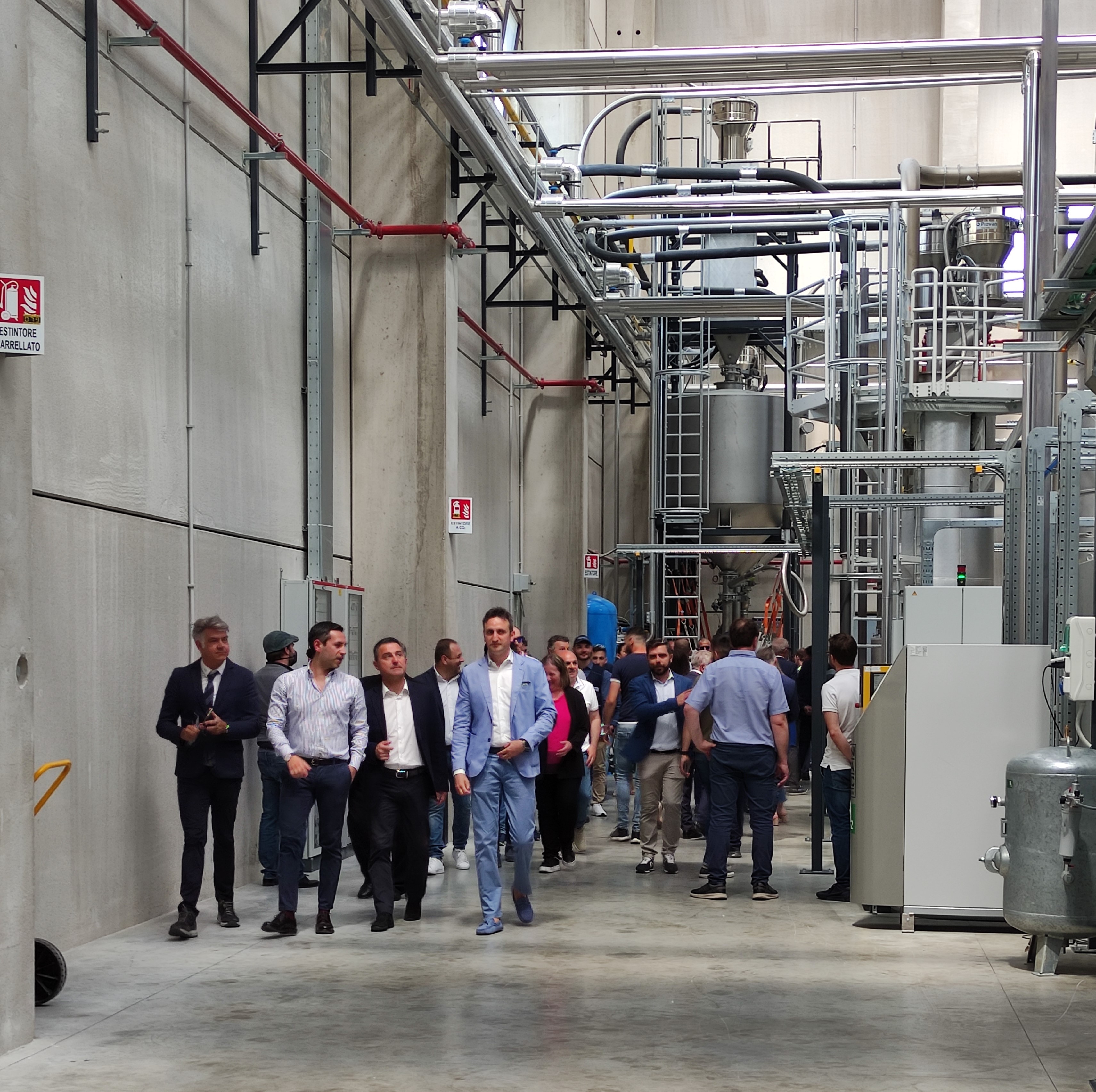 Sostenibilità e sviluppo, inaugurato il nuovo estrusore per rPET di Alpla Group ad Anagni