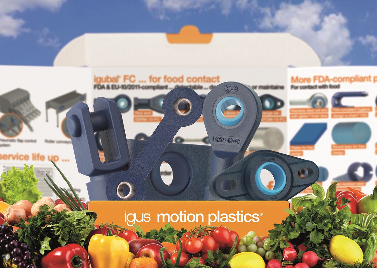 Le soluzioni motion plastics for food igus in mostra a Cibus Tec