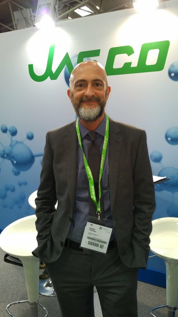 Massimo Cazzaniga di Jasco Massimo Cazzaniga di Jasco Analytica2018 Tecnolab
