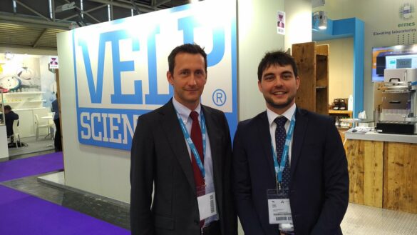 Mr Passoni e Mr Gaeta di VELP Scientifica Mr Passoni e Mr Gaeta di VELP Scientifica Analytica2018 Tecnolab